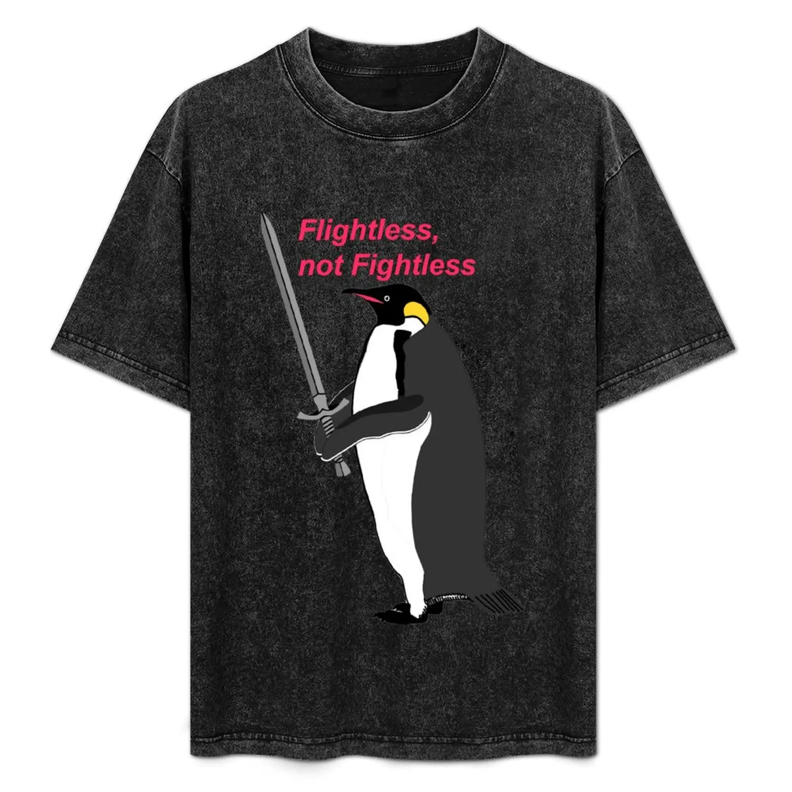Sword Wielding Penguin T-Shirt Casual Pattern Print Tee Shirt
Sword Wielding Penguin T-Shirt Casual Pattern Print Tee Shirt