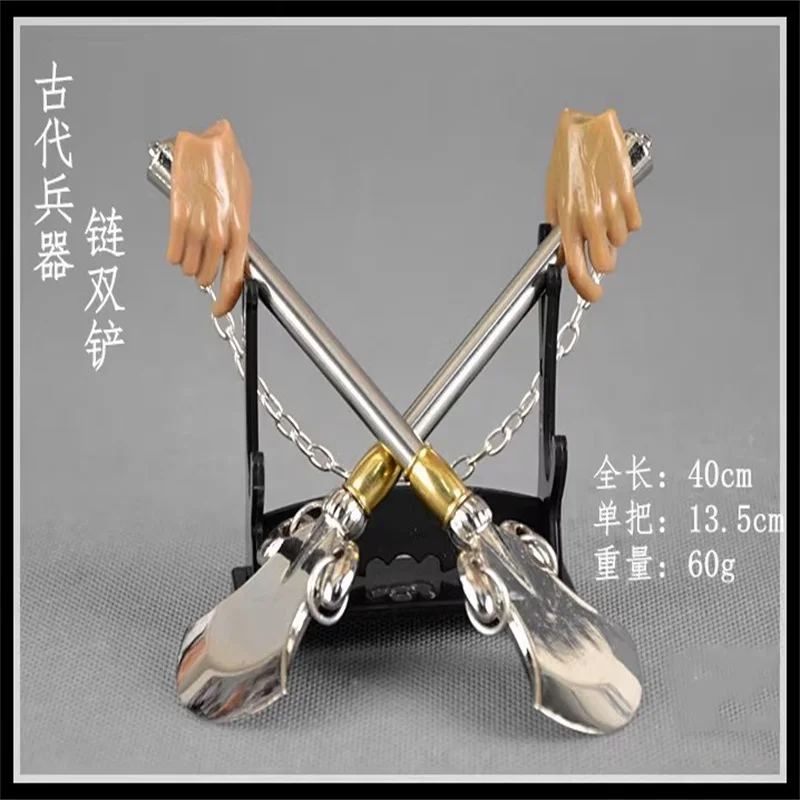 1/6 Miniature Cold Weapon Ancient Chain Double Shovel High Quality Model Accessories Fit 12'' Action Figures In Stock
1/6 Miniature Cold Weapon Ancient Chain Double Shovel High Quality Model Accessories Fit 12'' Action Figures In Stock