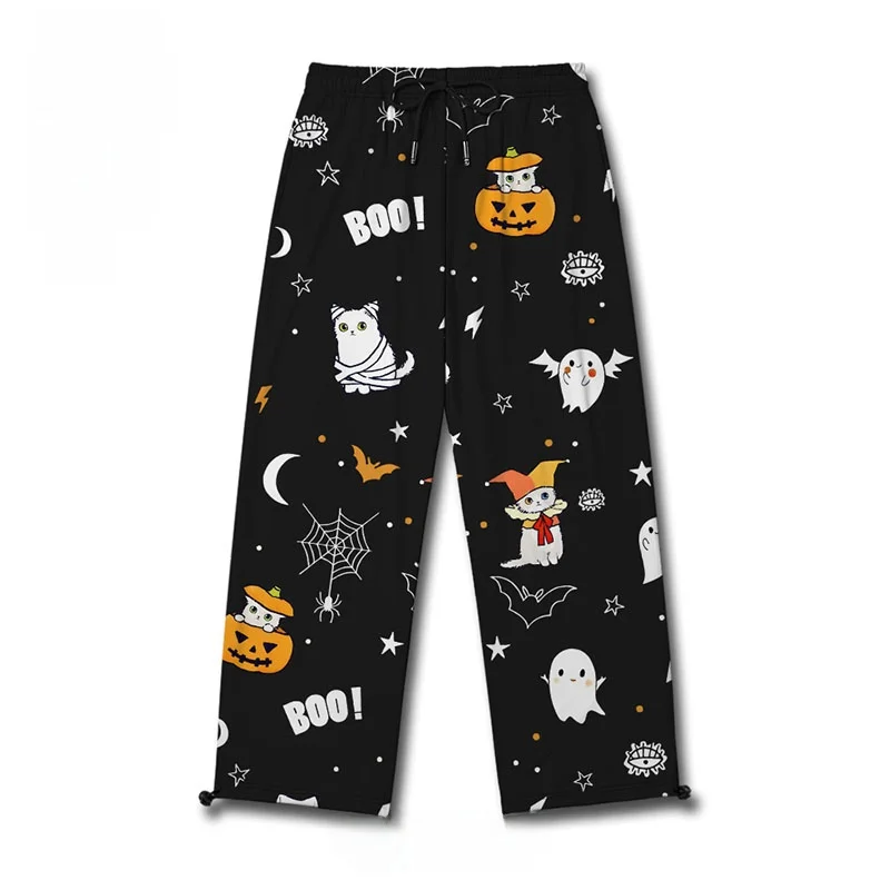 Милый тыквенный клоун на Хэллоуин, забавные спортивные брюки, мужская одежда, повседневные брюки с прямыми штанинами и принтом на талии
Милый тыквенный клоун на Хэллоуин, забавные спортивные брюки, мужская одежда, повседневные брюки с прямыми штанинами и принтом на талии