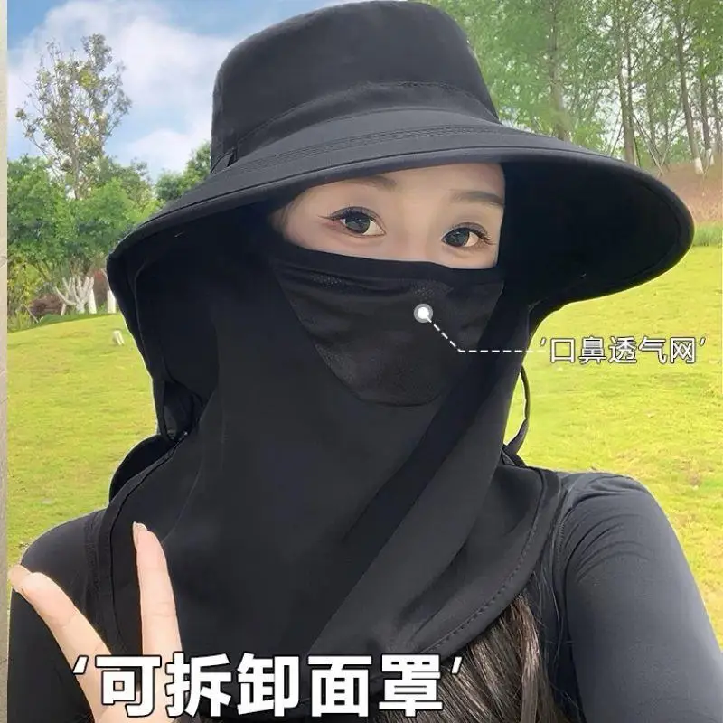 Women's Summer Outdoor Sun Hat UV Protection Breathable Full-Round Face Cover Ne Protector Inteated Casual Sle Hat
Women's Summer Outdoor Sun Hat UV Protection Breathable Full-Round Face Cover Ne Protector Inteated Casual Sle Hat