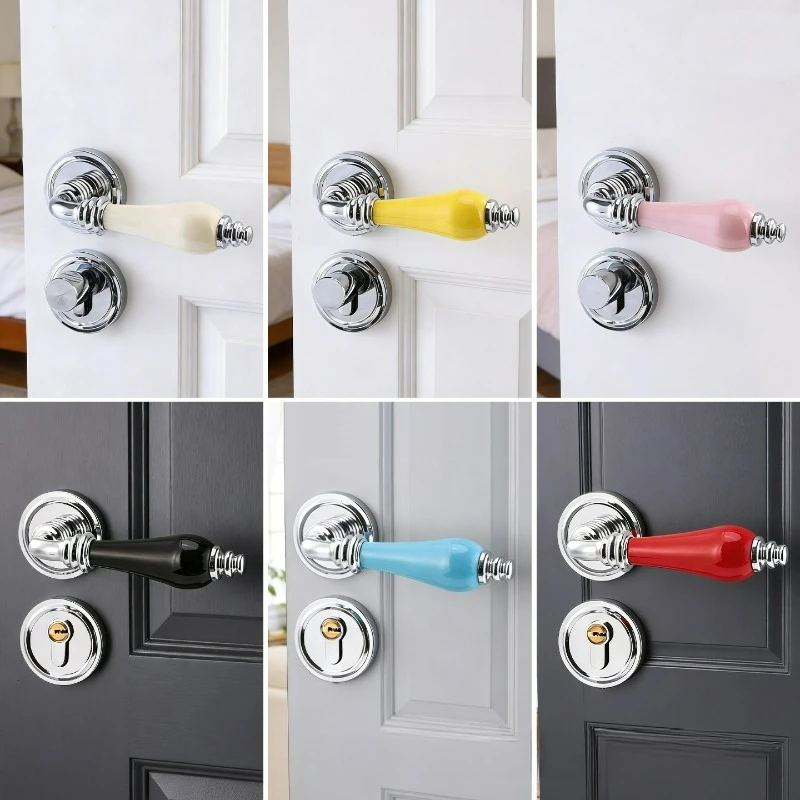 Retro Ceramic Zinc Alloy Bedroom Wooden Door Handle Silent Split Handle Lock
Retro Ceramic Zinc Alloy Bedroom Wooden Door Handle Silent Split Handle Lock