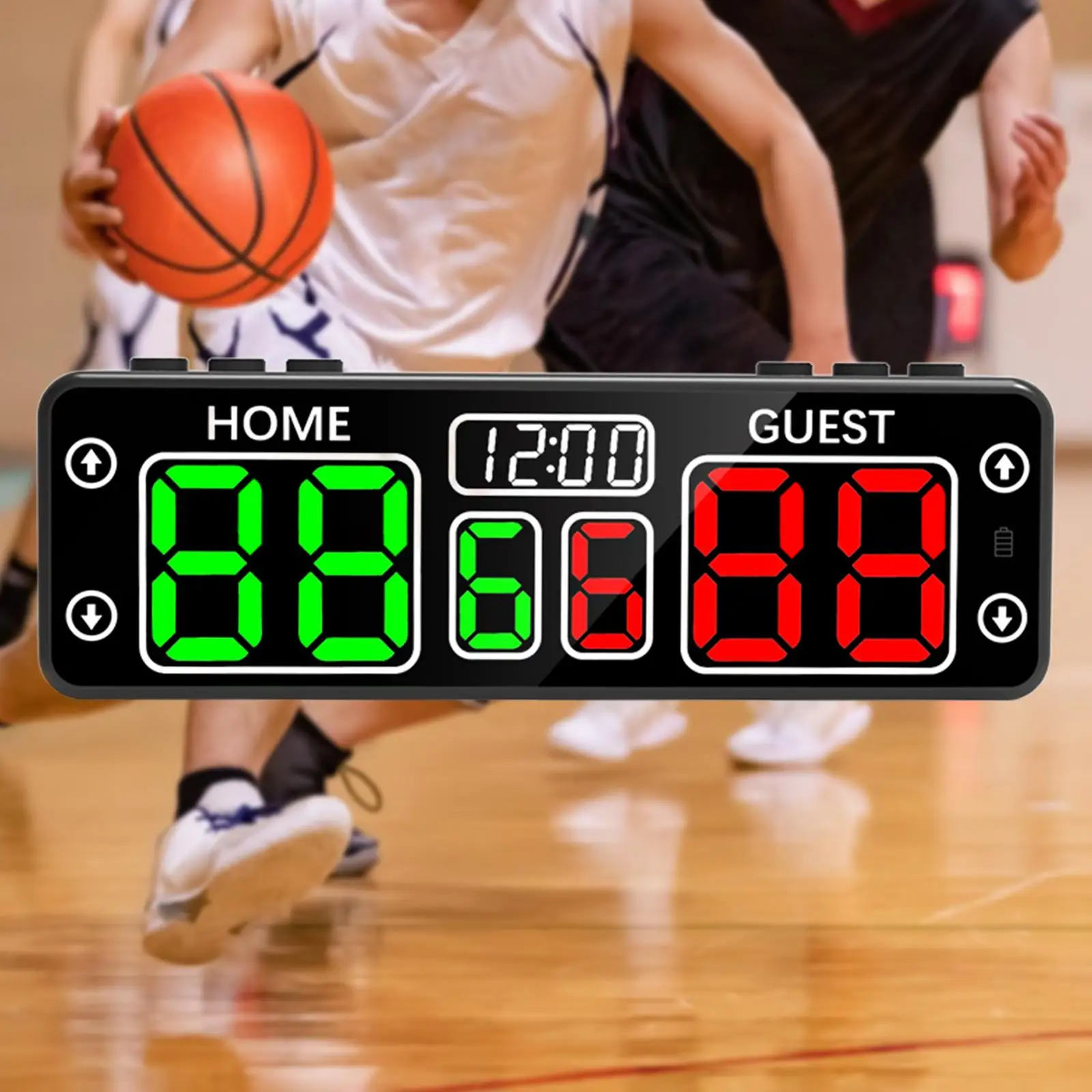 Electronic Scoreboard with Countdown Timer Digital Scoreboard for Competition Corn Hole Basketball Football Table Tennis Sports
Electronic Scoreboard with Countdown Timer Digital Scoreboard for Competition Corn Hole Basketball Football Table Tennis Sports