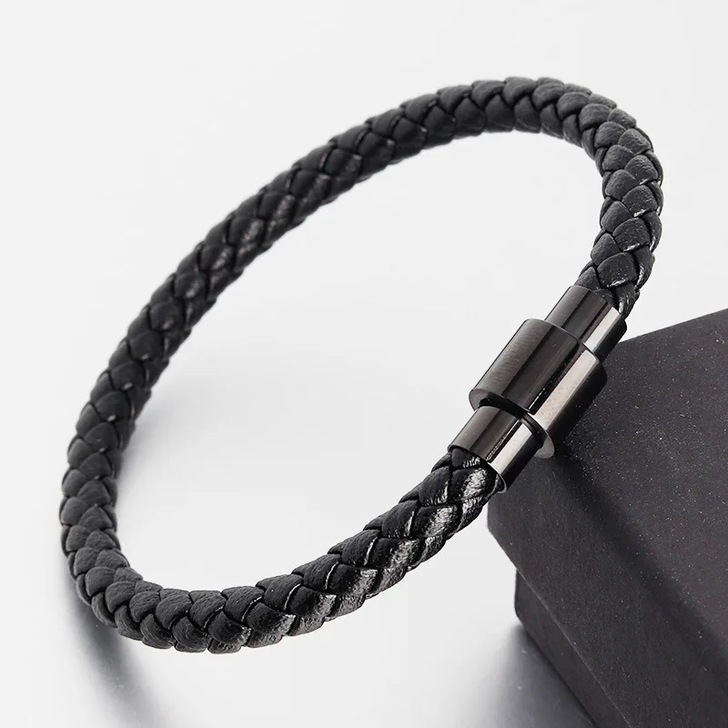 Leather Cord Bracelet Stainless Steel Leather Braided Bracelet Genuine Leather Bracelet Simple Leather Bracelet Men's Jewelry
Leather Cord Bracelet Stainless Steel Leather Braided Bracelet Genuine Leather Bracelet Simple Leather Bracelet Men's Jewelry