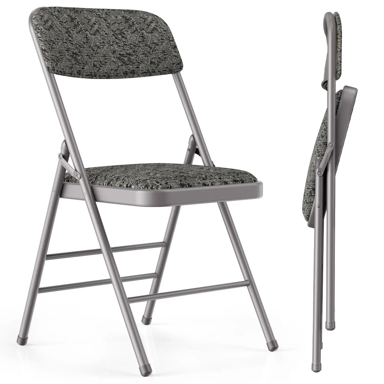 Commercial Grade Folding Chair with Padded Fabric Cushion(16"X16" |Double-hinged Legs Luxury Style|4.5kg Capacity, Customized
Commercial Grade Folding Chair with Padded Fabric Cushion(16"X16" |Double-hinged Legs Luxury Style|4.5kg Capacity, Customized