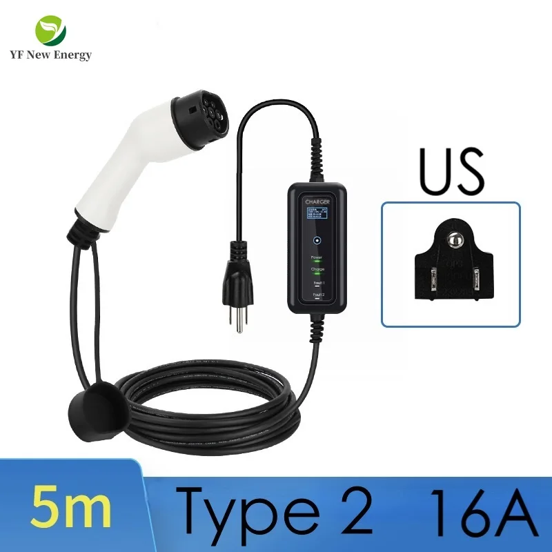 Ev Type2 Electric Car Charger 3.5KW 5M16A Elecric Car Devices for Electric Equipment Vehicles Fast Portable Magsafe Charging US
Ev Type2 Electric Car Charger 3.5KW 5M16A Elecric Car Devices for Electric Equipment Vehicles Fast Portable Magsafe Charging US
