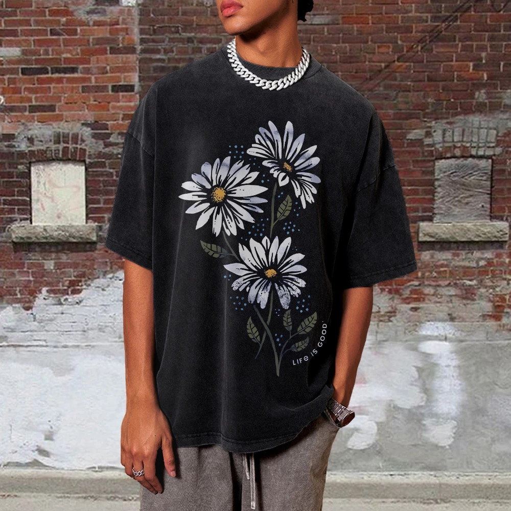 Retro Daisy Print with Encouraging Slogan, Y2k Graphic Tee,Whimsical & Uplifting, Soft Fabric for Charming Casual Looks
Retro Daisy Print with Encouraging Slogan, Y2k Graphic Tee,Whimsical & Uplifting, Soft Fabric for Charming Casual Looks