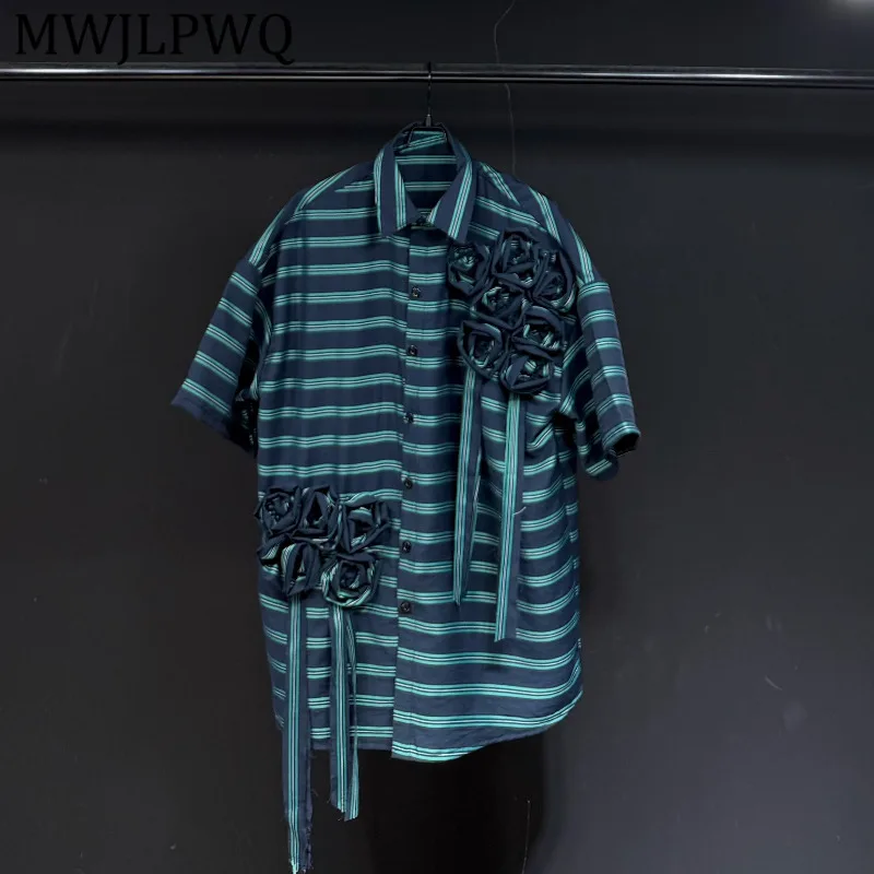 MWJLPWQ Niched Stylish Striped Short-Sleeve Shirt For Men 2026 Summer New Lapel Decorate Design Loose Fit Casual Tops 15947
MWJLPWQ Niched Stylish Striped Short-Sleeve Shirt For Men 2026 Summer New Lapel Decorate Design Loose Fit Casual Tops 15947