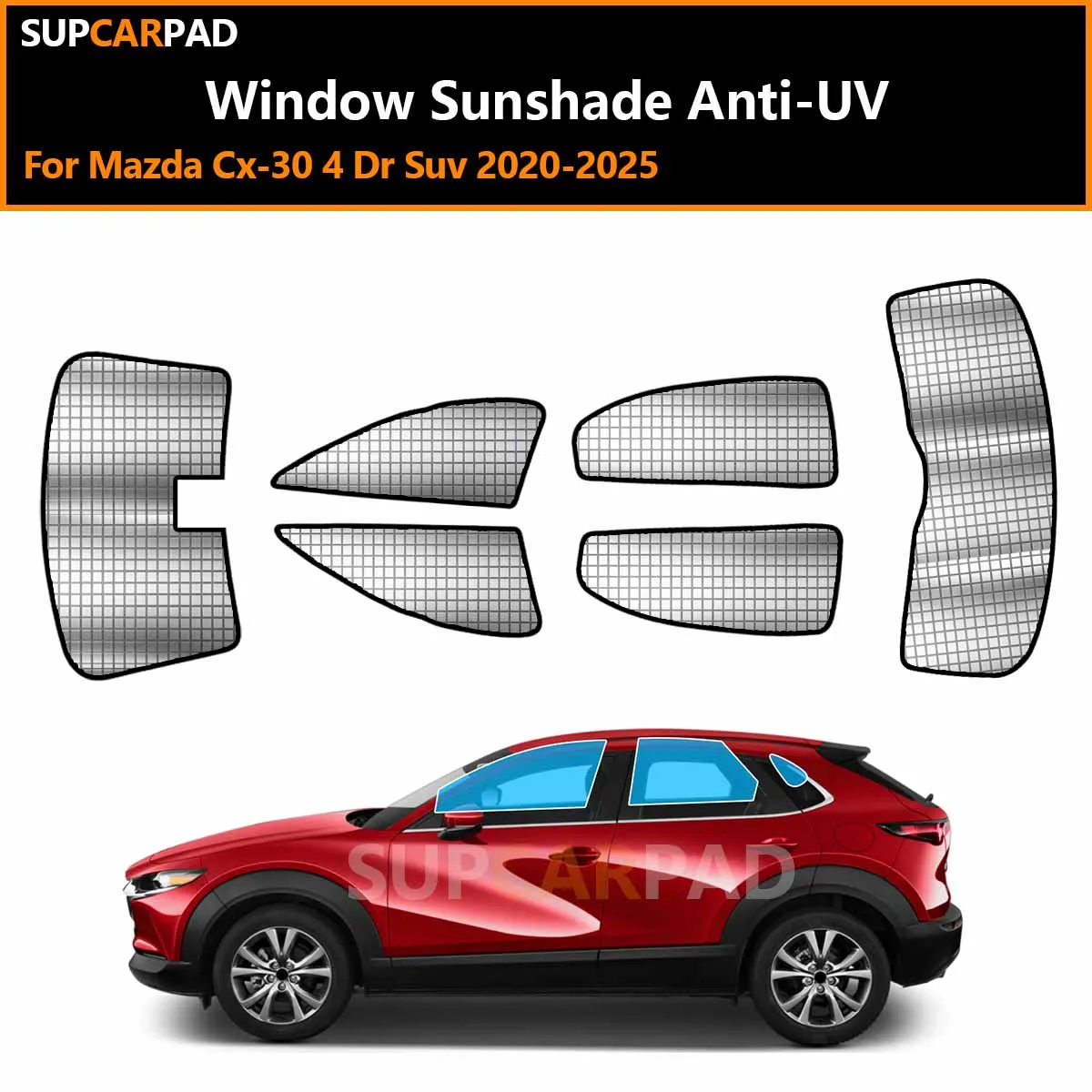 For Mazda Cx-30 4 Dr Suv 2020-2025 Custom Car Window Sunshade Anti-UV Car Sun Window Visors Sunshade Covers Accessories
For Mazda Cx-30 4 Dr Suv 2020-2025 Custom Car Window Sunshade Anti-UV Car Sun Window Visors Sunshade Covers Accessories