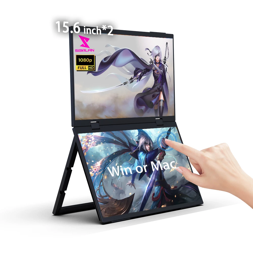 1080P High-Definition Dual-Screen Touch Monitor 15.6-inch Type-C Connectivity Superior Visual Functional Performance
1080P High-Definition Dual-Screen Touch Monitor 15.6-inch Type-C Connectivity Superior Visual Functional Performance