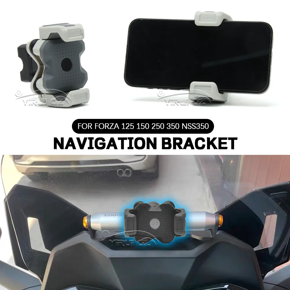 For HONDA NSS350 Phone Holder Stand Navigation Stand Shock Absorber Phone Stand Motorcycle Accessories FORZA350 FORZA125 150 250
For HONDA NSS350 Phone Holder Stand Navigation Stand Shock Absorber Phone Stand Motorcycle Accessories FORZA350 FORZA125 150 250