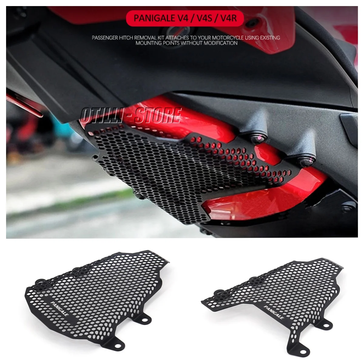 New Motorcycle Aluminum Alloy Fuel Tank Grille Guard For Ducati Panigale V4 S PANIGALE V4 R Speciale Fuel Tank Protective Cover
New Motorcycle Aluminum Alloy Fuel Tank Grille Guard For Ducati Panigale V4 S PANIGALE V4 R Speciale Fuel Tank Protective Cover