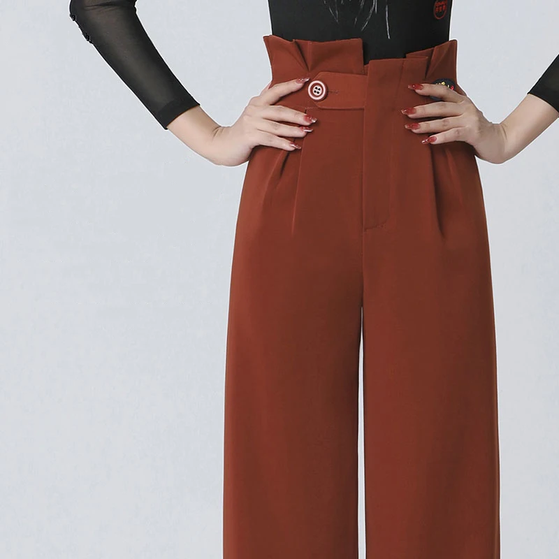 2025 Ballroom Dance High Waisted Pants National Standard Dance Pants Women Latin Dance Pants Dance Performance Costumes DN20099
2025 Ballroom Dance High Waisted Pants National Standard Dance Pants Women Latin Dance Pants Dance Performance Costumes DN20099