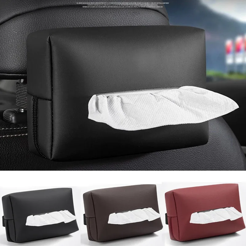 Car Tissue Holder, car armrest box leather paper bag napkins, Car car rear seat back Tissue Box Organization
Car Tissue Holder, car armrest box leather paper bag napkins, Car car rear seat back Tissue Box Organization