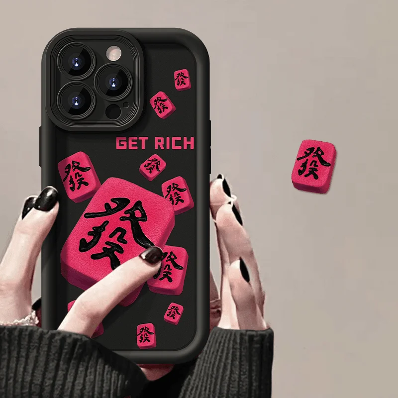 Creative design of mahjong patterns phonecase for iPhone 16 15 14 13 12 11 Pro/ Max/Plus shock-proof rear cover anti-fingerprint
Creative design of mahjong patterns phonecase for iPhone 16 15 14 13 12 11 Pro/ Max/Plus shock-proof rear cover anti-fingerprint