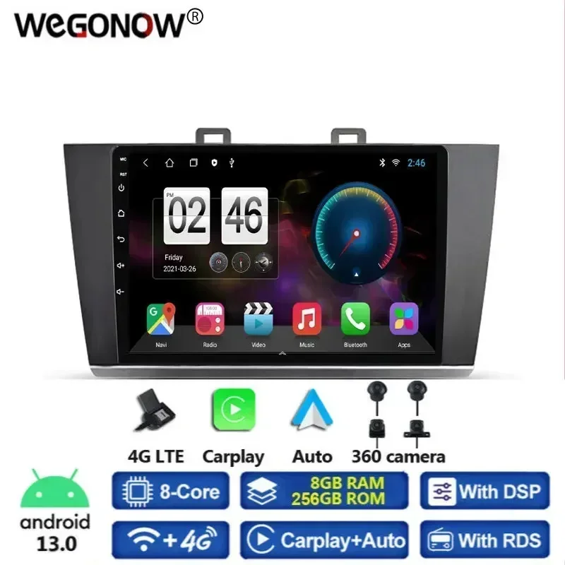 Панорамная камера 360 Carplay 8G + 256G Android 13, автомобильный DVD-плеер, GPS, WIFI, Bluetooth, RDS, радио для Subaru Outback Legacy 2015-2018
Панорамная камера 360 Carplay 8G + 256G Android 13, автомобильный DVD-плеер, GPS, WIFI, Bluetooth, RDS, радио для Subaru Outback Legacy 2015-2018