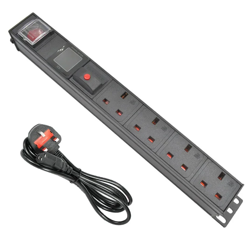 Сетевой фильтр PDU Φ UK 3 PIN адаптер Выход 4-ходовой разъем и защита от перегрузки 13 а 3500 Вт фоторазъем C14
Сетевой фильтр PDU Φ UK 3 PIN адаптер Выход 4-ходовой разъем и защита от перегрузки 13 а 3500 Вт фоторазъем C14