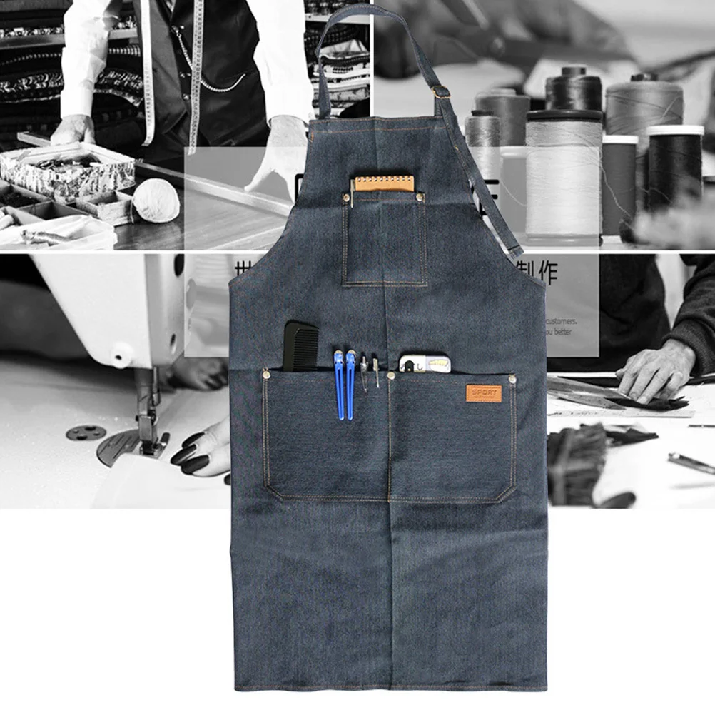 1Pcs Unisex Haircutting Apron Denim Halter Neck Sleeveless Suitable for Salon Barber Cooking Gardening Work Denim Apron
1Pcs Unisex Haircutting Apron Denim Halter Neck Sleeveless Suitable for Salon Barber Cooking Gardening Work Denim Apron