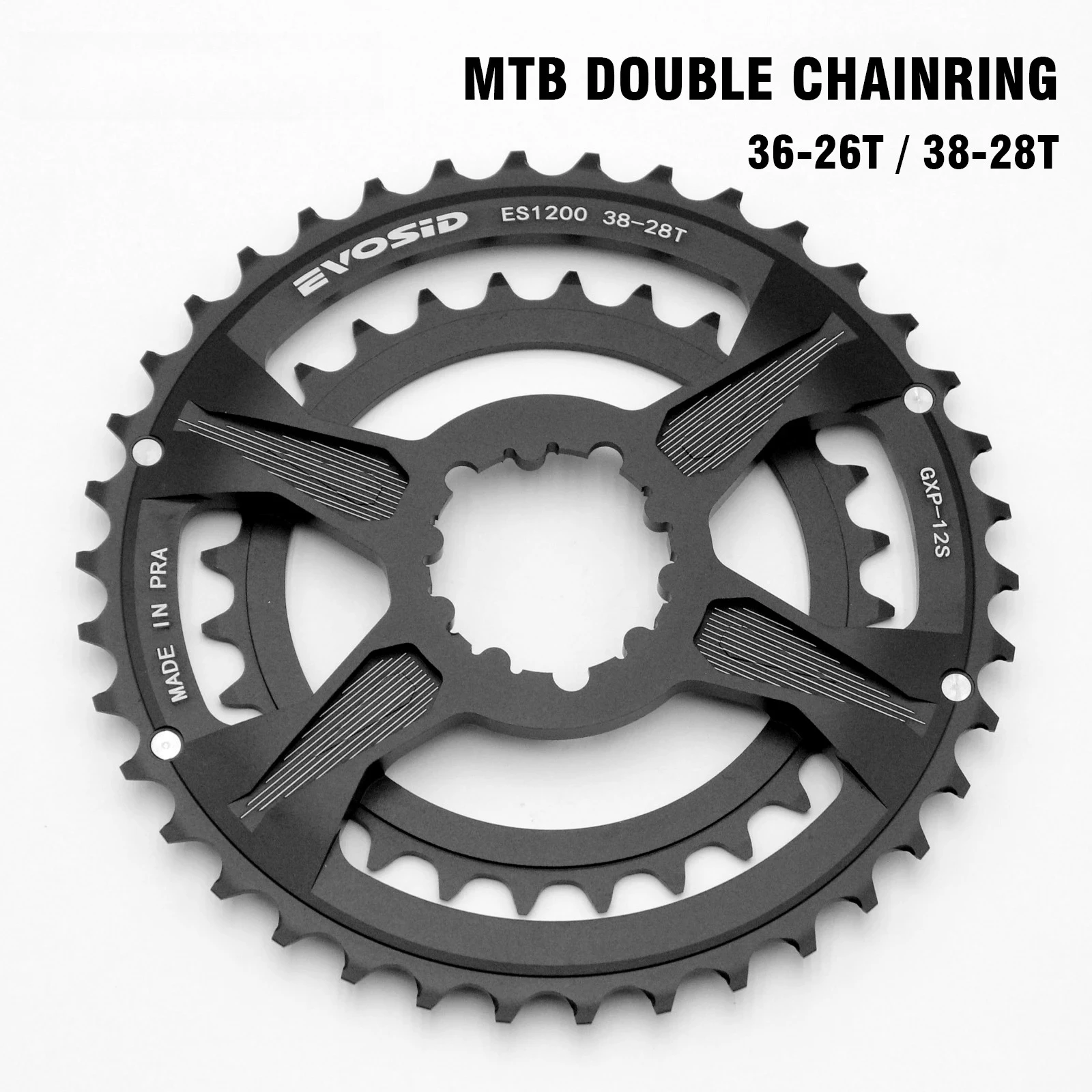 MTB Double Chainring 36-26T 38-28T Bike Chainwheel For GXP XX1 X9 XO X01 gx Eagle NX
MTB Double Chainring 36-26T 38-28T Bike Chainwheel For GXP XX1 X9 XO X01 gx Eagle NX