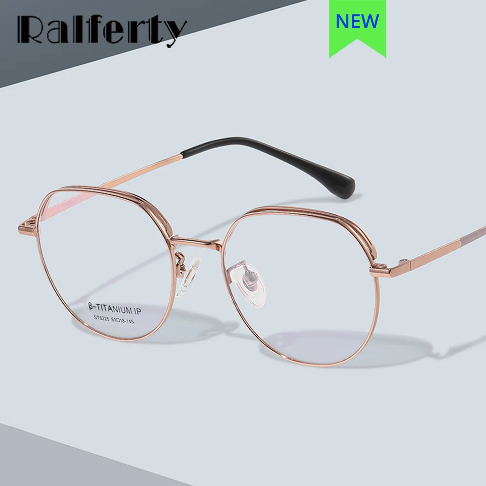 Ralferty Flexible Pure Titanium Women's Eyeglasses Frame Round Prescription Myopia Optic Glasses Frames Men 0 Diopter Spectacle
Ralferty Flexible Pure Titanium Women's Eyeglasses Frame Round Prescription Myopia Optic Glasses Frames Men 0 Diopter Spectacle