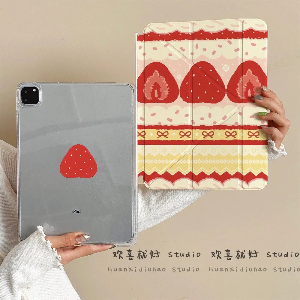 Korean Red Strawberry Cream Y2K Tablet Case For iPad Pro 13in 11th M5 M4 12.9in A16 7/8/9/10th Air4/5/6/7 11in M2 M3 Mini Cover
Korean Red Strawberry Cream Y2K Tablet Case For iPad Pro 13in 11th M5 M4 12.9in A16 7/8/9/10th Air4/5/6/7 11in M2 M3 Mini Cover