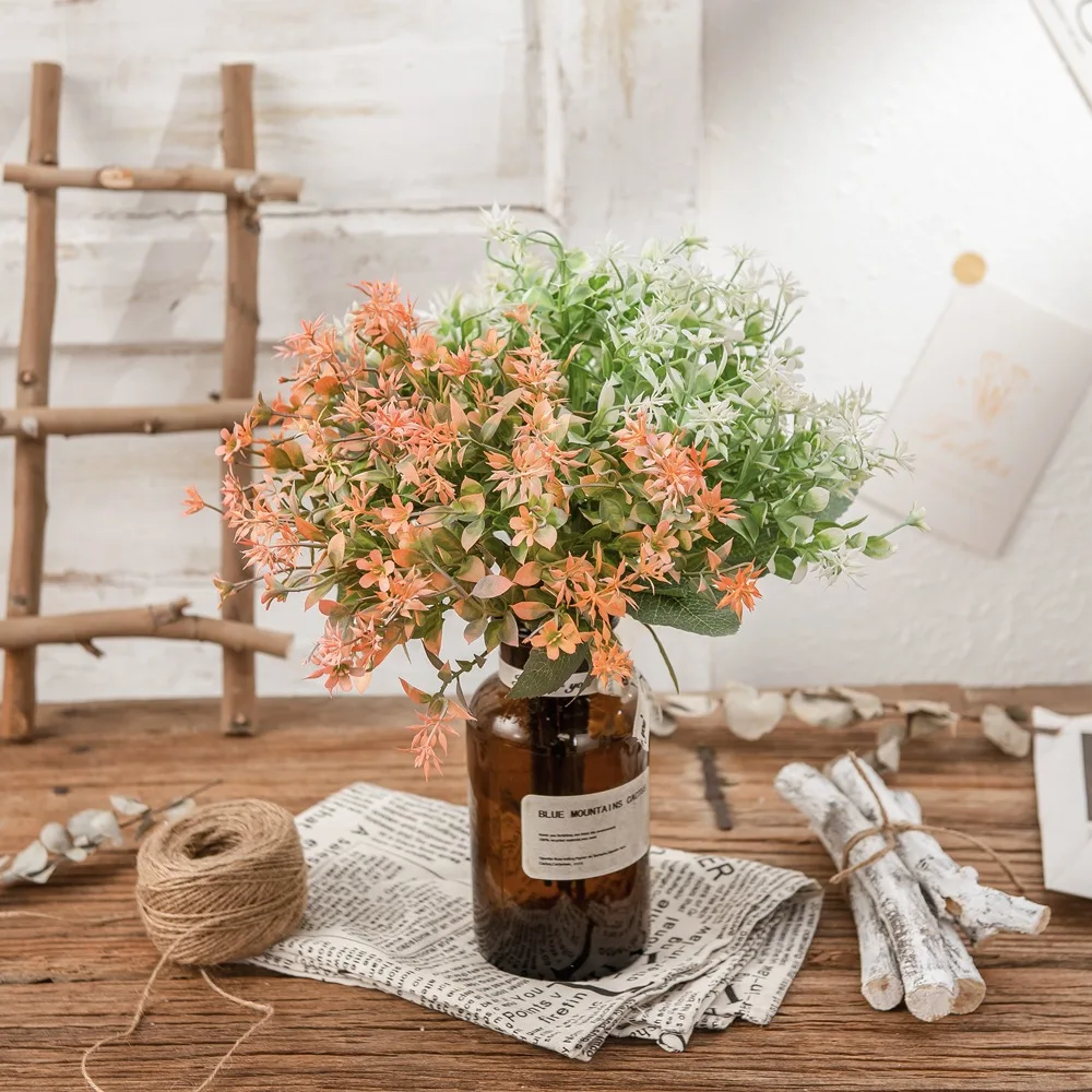 Simulation Flower Decoration Plastic Grass Bouquet Artificial Green Fake Plant Home Decor Wreath Wedding Decoration Supplies
Simulation Flower Decoration Plastic Grass Bouquet Artificial Green Fake Plant Home Decor Wreath Wedding Decoration Supplies