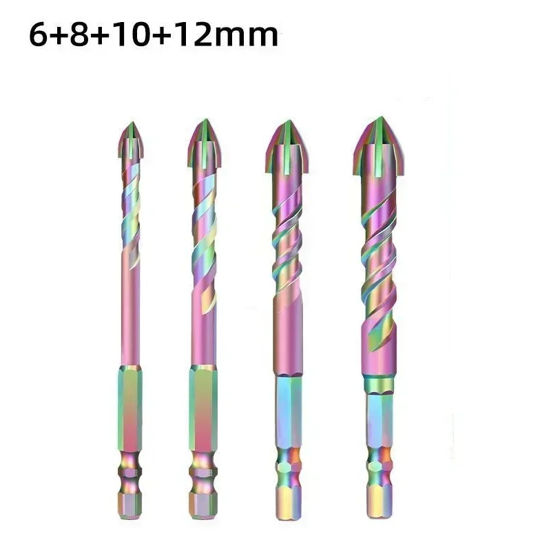 4pcs 95mm Length Masonry Concrete Spiral Drill Bit Carbide Eccentric Drill Bit For Glass Wood Metal Tiles Drilling 6/8/10/12mm
4pcs 95mm Length Masonry Concrete Spiral Drill Bit Carbide Eccentric Drill Bit For Glass Wood Metal Tiles Drilling 6/8/10/12mm