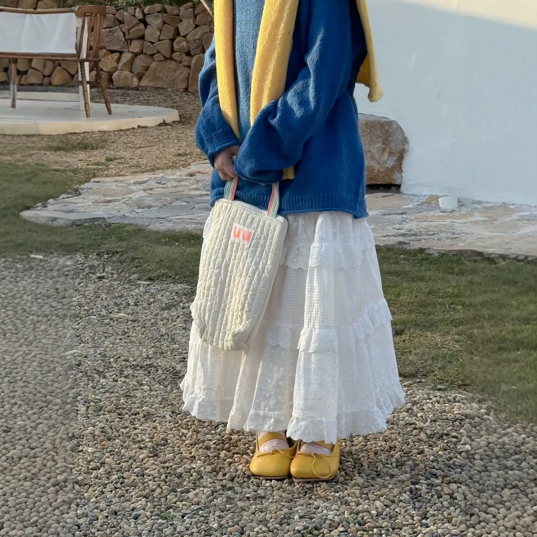 Girls Skirt 2025 Spring New Korean Solid Color Fashion Lace Loose Sweet Cake Skirt Kids Clothes Girls
Girls Skirt 2025 Spring New Korean Solid Color Fashion Lace Loose Sweet Cake Skirt Kids Clothes Girls