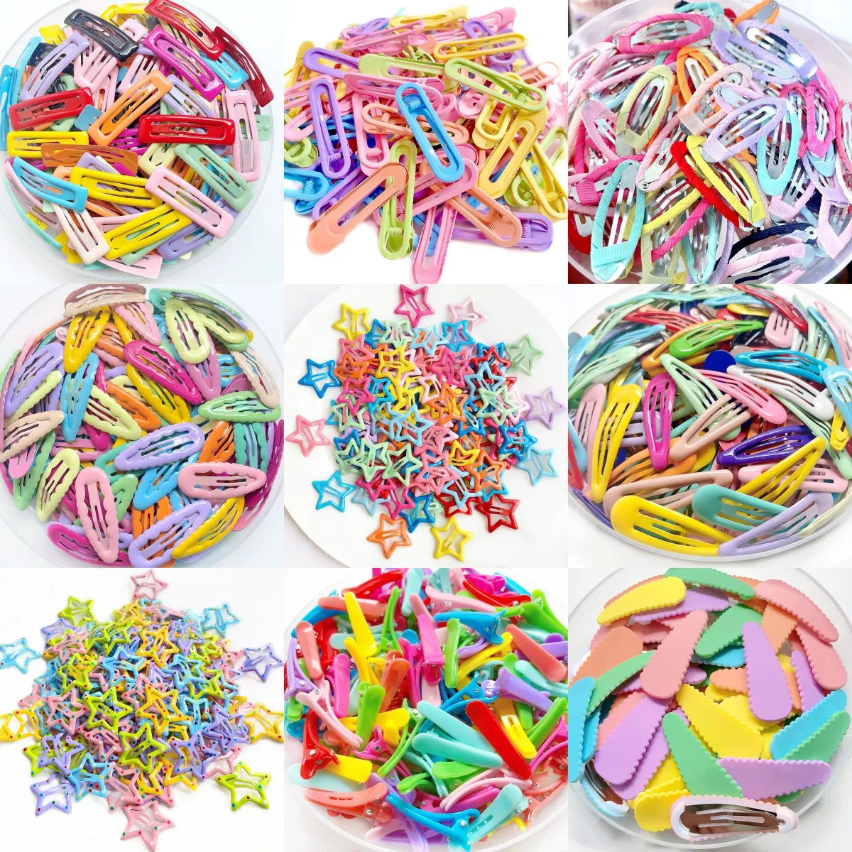 Colorful Hair Clips for Children Kids Girls Hair Accessories Five-pointed Hairpins Metal Barrettes Headwear
Colorful Hair Clips for Children Kids Girls Hair Accessories Five-pointed Hairpins Metal Barrettes Headwear