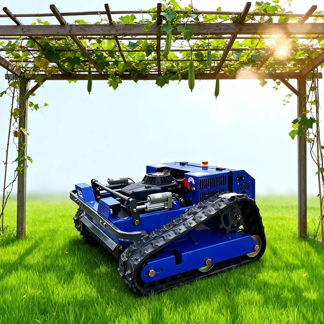 Индивидуальная машина для резки травы в сельском хозяйстве, одобренная CE EPA - газонокосилка с дистанционным управлением и резиновыми дорожками
Индивидуальная машина для резки травы в сельском хозяйстве, одобренная CE EPA - газонокосилка с дистанционным управлением и резиновыми дорожками
