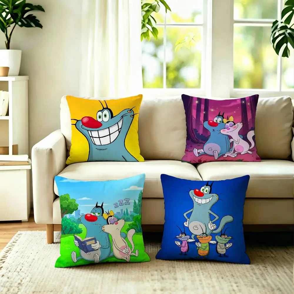 O-Oggy and The Cockroaches Square Double-Sided printed Pillow Case Bedroom Bedside Pillow Sofa Cushion Cover
O-Oggy and The Cockroaches Square Double-Sided printed Pillow Case Bedroom Bedside Pillow Sofa Cushion Cover