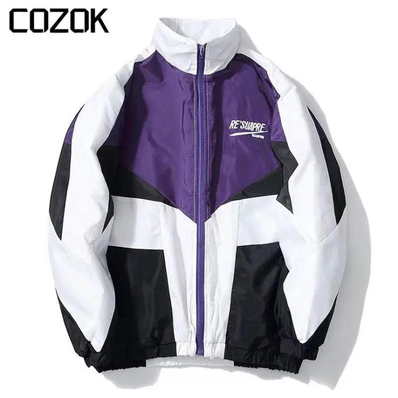 Spring Varsity Jacket Men Letter Embroidery Bomber Jacket Casual Street Loose Patchwork College Style Zipper Coat Women Couple
Spring Varsity Jacket Men Letter Embroidery Bomber Jacket Casual Street Loose Patchwork College Style Zipper Coat Women Couple