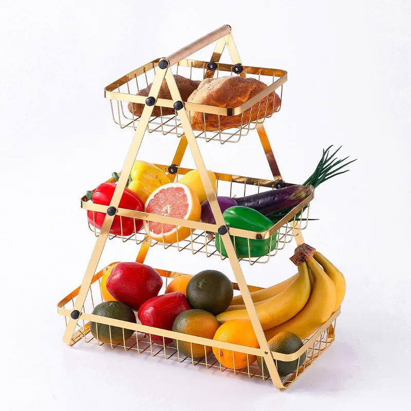 Nordic creative living room fruit plate wrought iron snacks placed storage vegetables household shelves multi-layer fruit basket
Nordic creative living room fruit plate wrought iron snacks placed storage vegetables household shelves multi-layer fruit basket