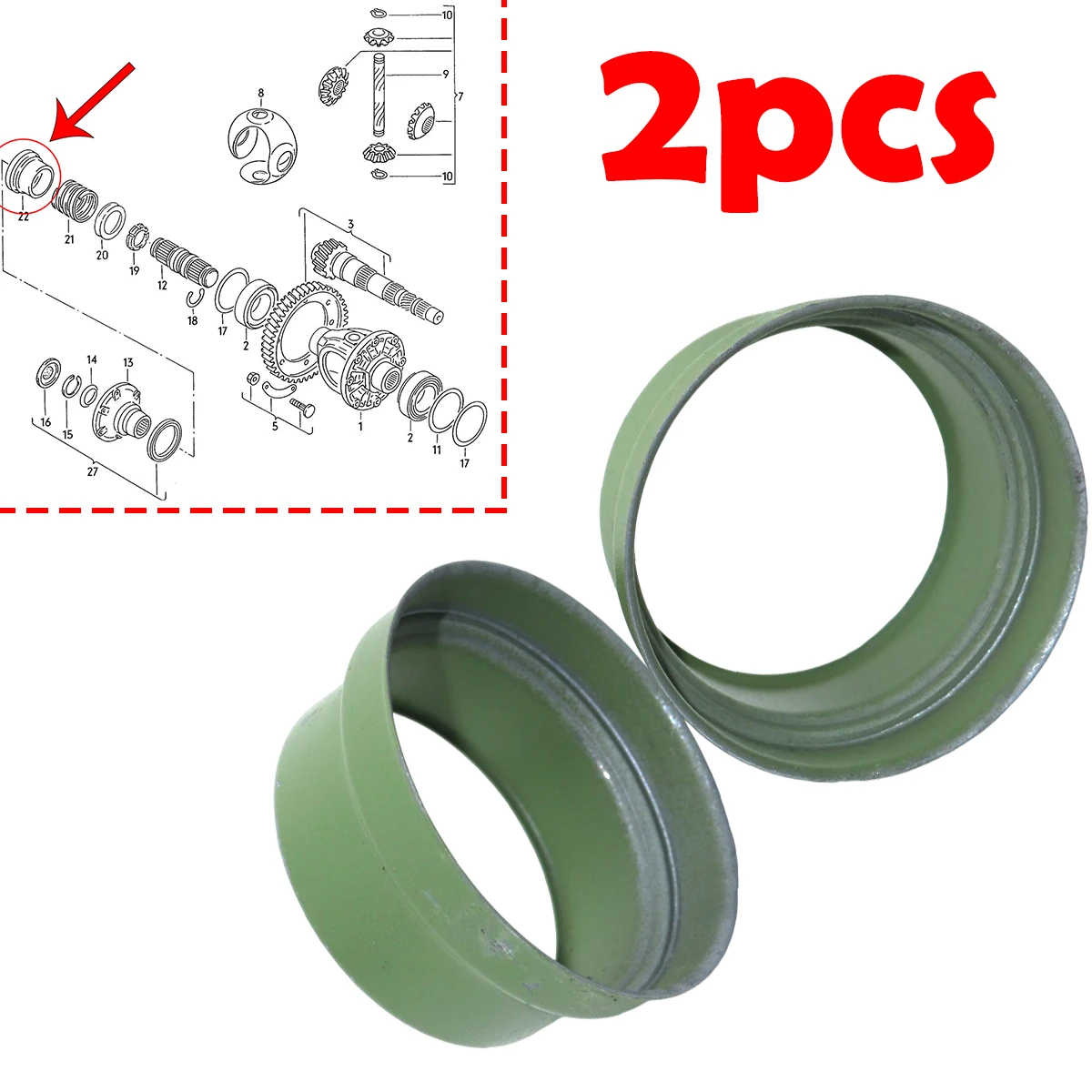 2Pcs 5SP Manual Transmission Gearbox 020 Seal Housing Axle Drive Flange Sleeve For Seat Cordoba Ibiza Inca Toledo vw Golf Caddy
2Pcs 5SP Manual Transmission Gearbox 020 Seal Housing Axle Drive Flange Sleeve For Seat Cordoba Ibiza Inca Toledo vw Golf Caddy