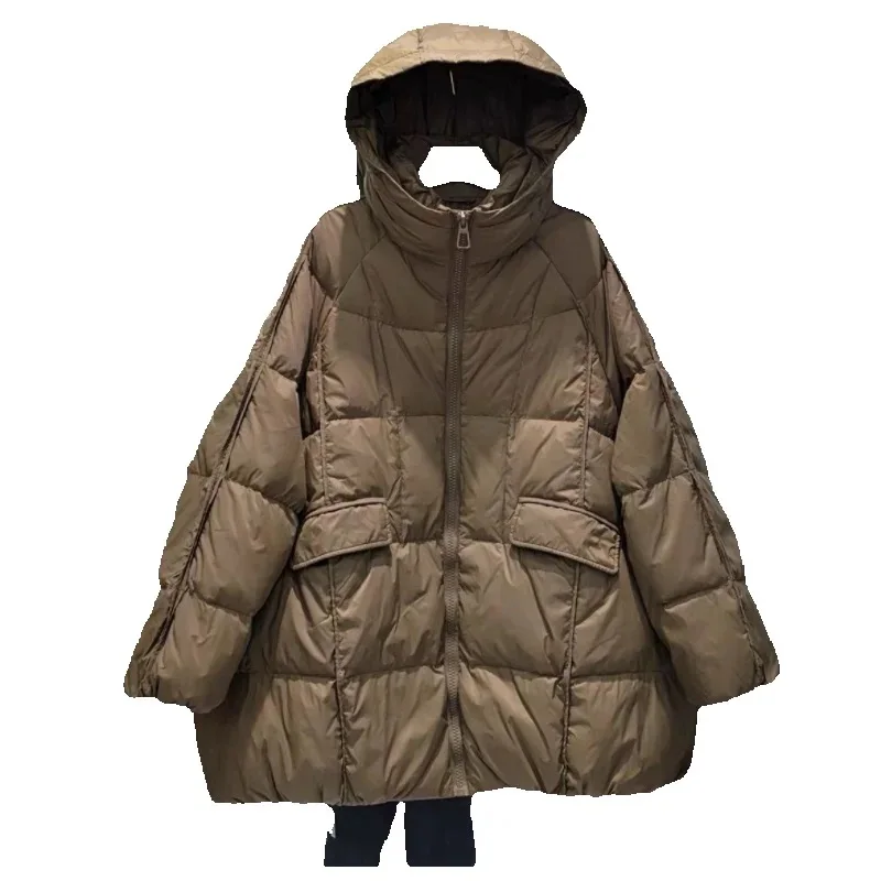 Осенне-зимняя хлопковая куртка средней длины для женщин, новинка 2025, модное свободное повседневное хлопковое пальто с капюшоном, однотонная верхняя одежда, женская
Осенне-зимняя хлопковая куртка средней длины для женщин, новинка 2025, модное свободное повседневное хлопковое пальто с капюшоном, однотонная верхняя одежда, женская