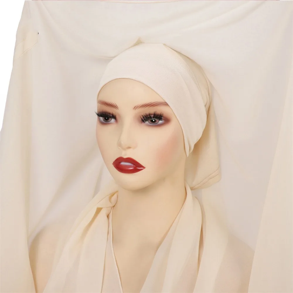 2in1 Instant Chiffon Hijab Scarf Solid Color with Undercap Women Chiffon Shawl Easy To Wear Bulit-In Magnets Islamic Head Wrap
2in1 Instant Chiffon Hijab Scarf Solid Color with Undercap Women Chiffon Shawl Easy To Wear Bulit-In Magnets Islamic Head Wrap