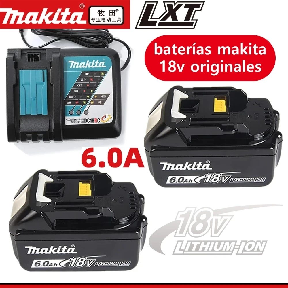 Original Makita 18V 5.0Ah 6.0Ah Rechargeable Battery, for Makita Tool BL1830B BL1840 BL1840B BL1850 BL1850B 18650 18V Battery
Original Makita 18V 5.0Ah 6.0Ah Rechargeable Battery, for Makita Tool BL1830B BL1840 BL1840B BL1850 BL1850B 18650 18V Battery