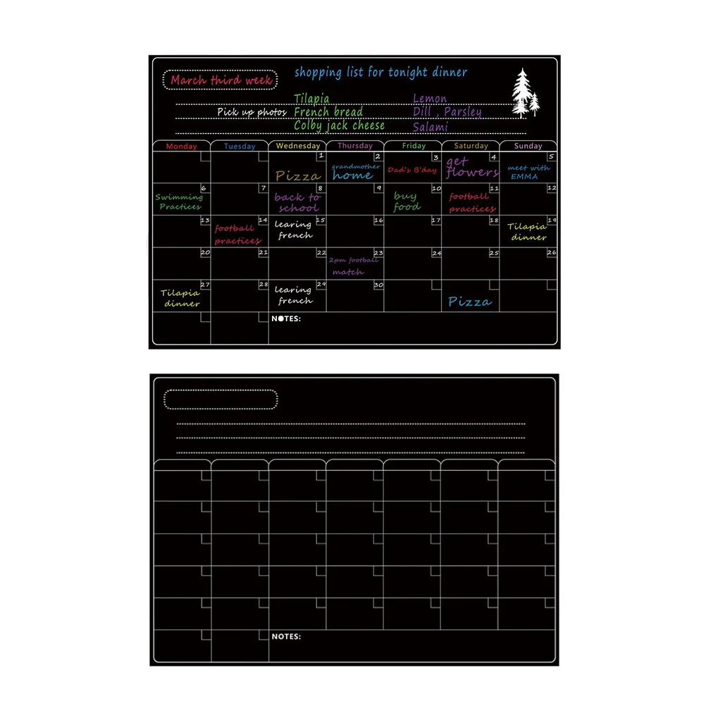Weekly Plan Table Blackboard Sticker Magnet for Fridge Kitchen School Office Planner Magnetic Message Schedule Calendar
Weekly Plan Table Blackboard Sticker Magnet for Fridge Kitchen School Office Planner Magnetic Message Schedule Calendar