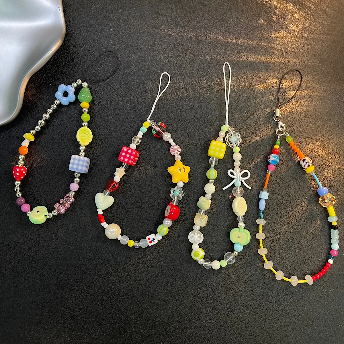 New Mobile Phone Chain Color Dopamine Fruit Bead Hanging Chain Wrist Pendant CCD Camera Handheld Pendant For iPhone 17 16
New Mobile Phone Chain Color Dopamine Fruit Bead Hanging Chain Wrist Pendant CCD Camera Handheld Pendant For iPhone 17 16