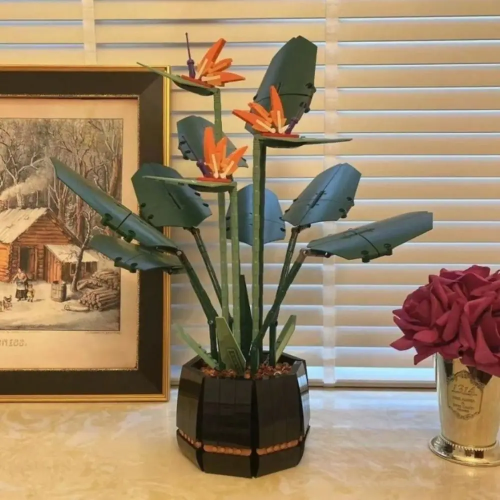 Kawaii Plastic Strelitzia Reginae Bouquet DIY Romantic Immortal Flower Potted Streliteela Bouquet Toy
Kawaii Plastic Strelitzia Reginae Bouquet DIY Romantic Immortal Flower Potted Streliteela Bouquet Toy