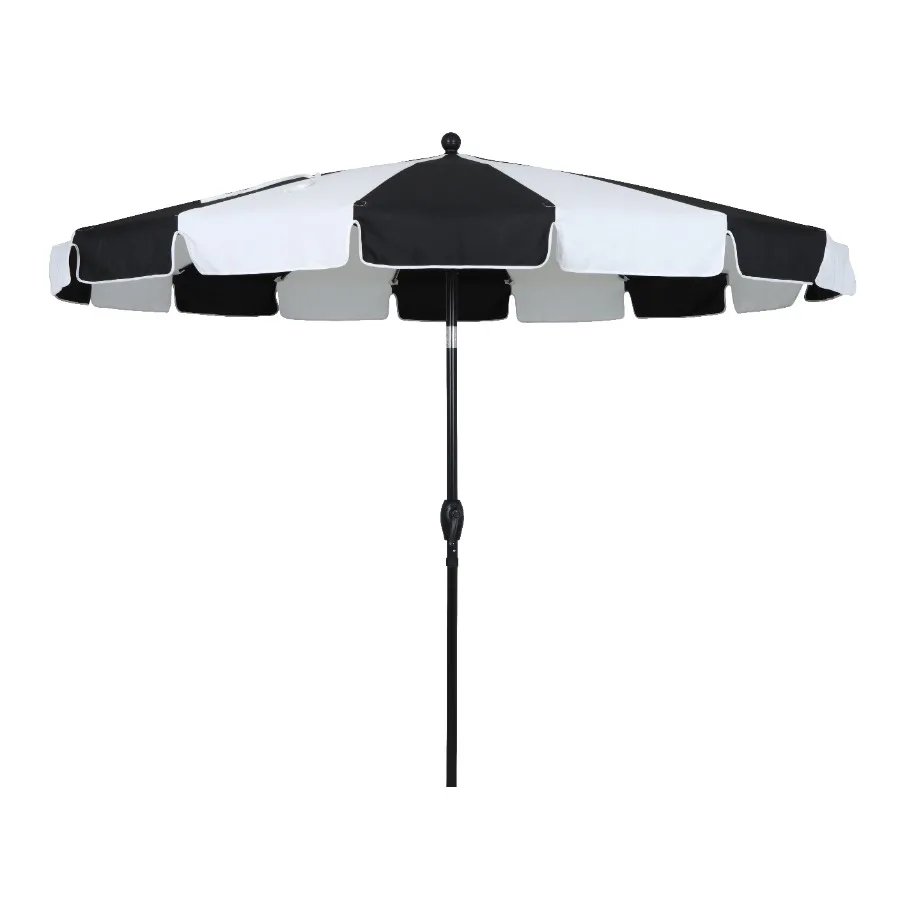 Premium 9' BandW Market Umbrella Fiberglass Ribs Crank Lift 3-Angle Tilt
Premium 9' BandW Market Umbrella Fiberglass Ribs Crank Lift 3-Angle Tilt