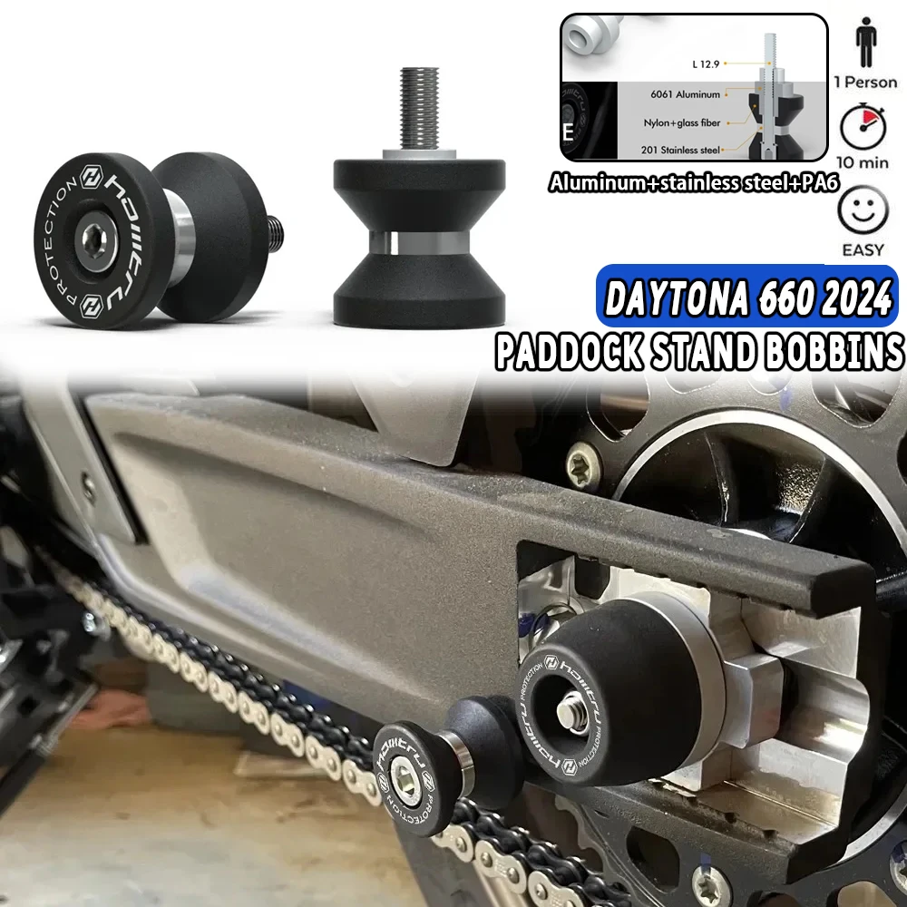 For Triumph Daytona 660 2024 Motorcycle Paddock Stand Screw Swingarm Spools Slider
For Triumph Daytona 660 2024 Motorcycle Paddock Stand Screw Swingarm Spools Slider