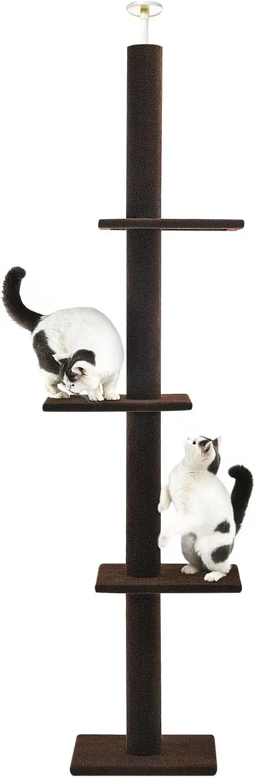 Craft Floor To Ceiling 95-108" Tall Carpet Tower Kitten Tree Sisal Scratching Post And Mat Cat Pole For Indoor Cats
Craft Floor To Ceiling 95-108" Tall Carpet Tower Kitten Tree Sisal Scratching Post And Mat Cat Pole For Indoor Cats
