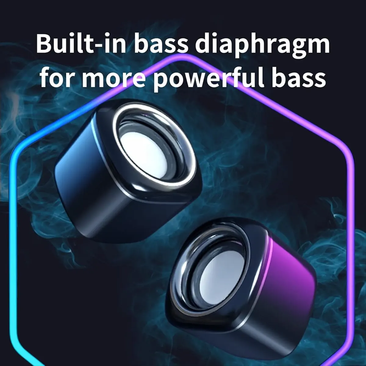 Computer Speakers for PC,Mini Computer Speakers with Bluetooth,Support Wired Connection Speaker for PC,Laptop,Tablet