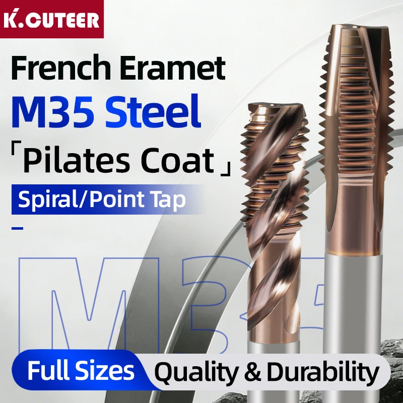 HSS Cobalt Containing Tip Screw tap Machine tap drill tools Stainless Steel Special Titanium-Plated thread tapping M3 M4 M5 M6
HSS Cobalt Containing Tip Screw tap Machine tap drill tools Stainless Steel Special Titanium-Plated thread tapping M3 M4 M5 M6