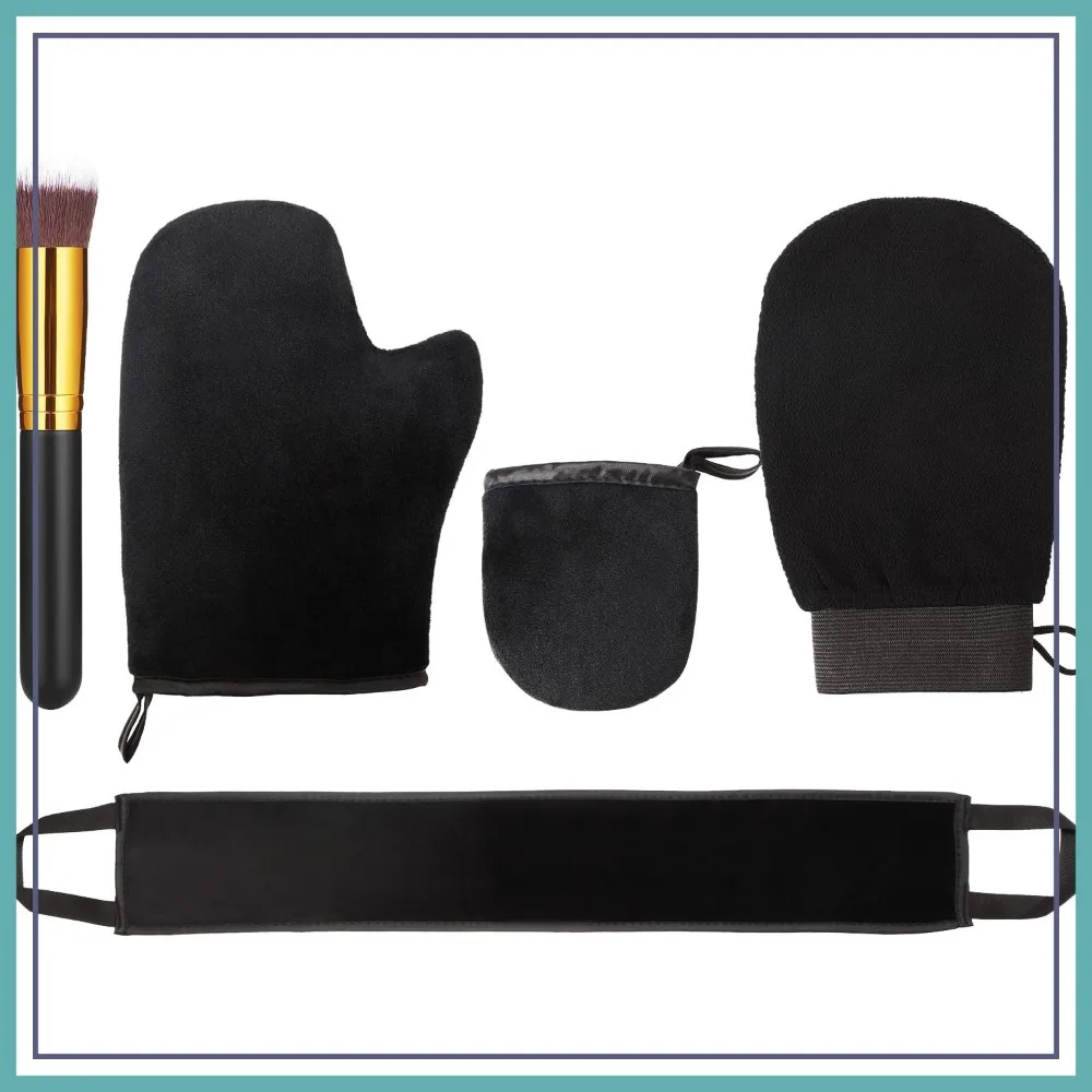 Self Tanning Mitt Applicator Kit - 5 Pieces, Includes Exfoliating Glove, Face Mitt, Back Applicator & Brush
Self Tanning Mitt Applicator Kit - 5 Pieces, Includes Exfoliating Glove, Face Mitt, Back Applicator & Brush