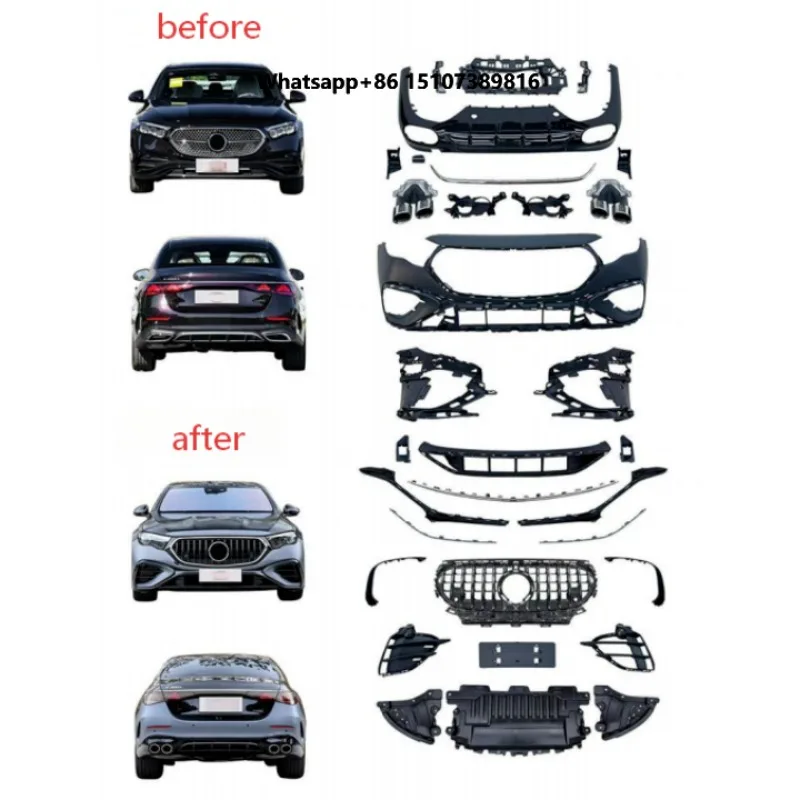 2024 for E-Class W214 E53 Upgrade Body Kits with Bumper Diffuser and Car Grill Plastic Condition New
2024 for E-Class W214 E53 Upgrade Body Kits with Bumper Diffuser and Car Grill Plastic Condition New