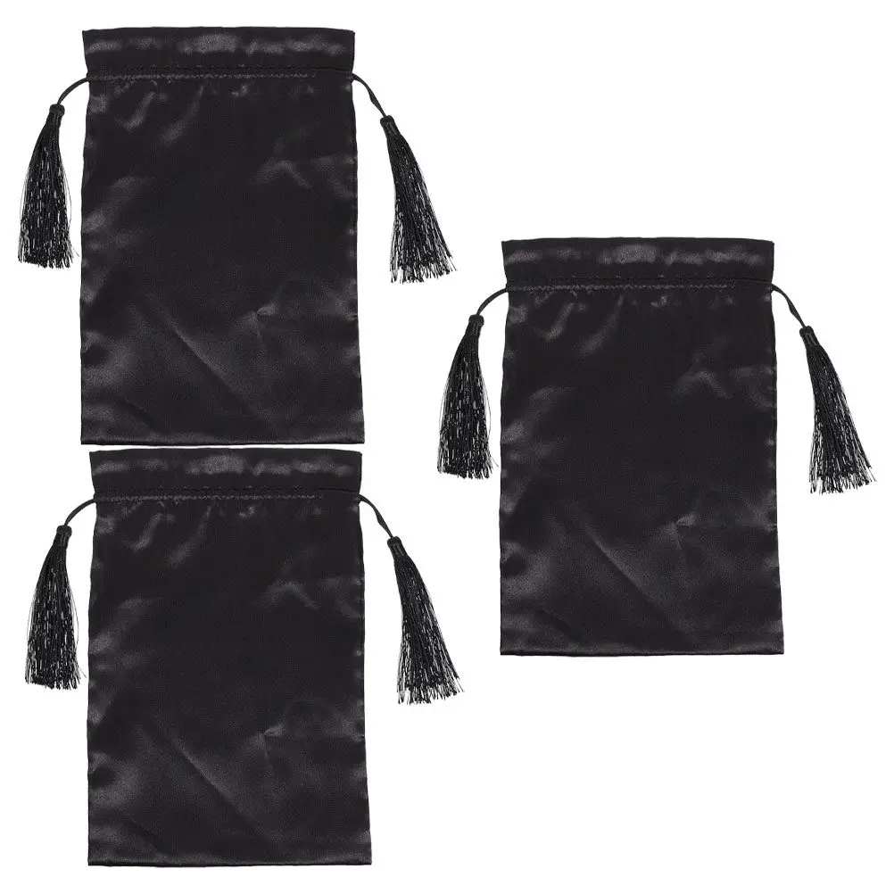 3Pcs Satin Drawstring Packaging Bags Tassel Storage Pouches for Hair Extensions Bundles Travel Carrying Makeup Organizer
3Pcs Satin Drawstring Packaging Bags Tassel Storage Pouches for Hair Extensions Bundles Travel Carrying Makeup Organizer