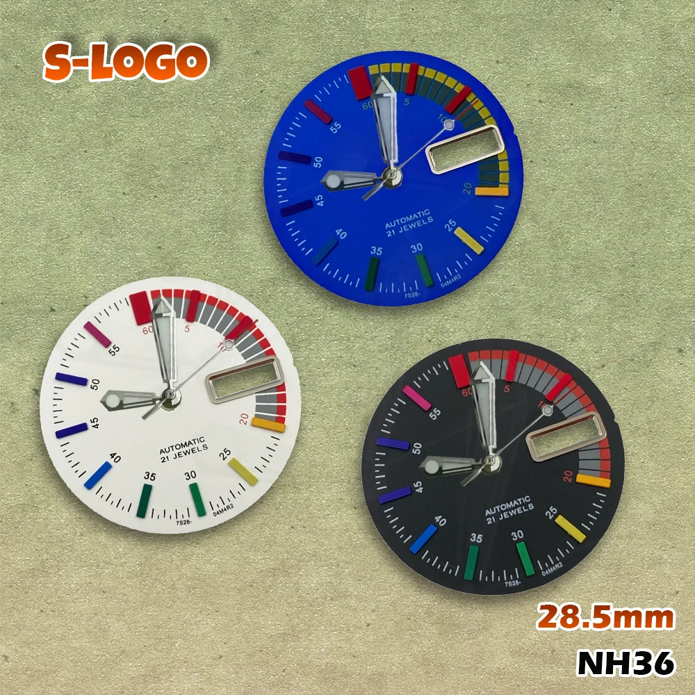 NG 28.5mm S/S5 Logo SUB/SKX007 Dial Fit NH35/NH36/4R36 Movement Green Luminous Sunburst/Matte Arabic Watch Modification
NG 28.5mm S/S5 Logo SUB/SKX007 Dial Fit NH35/NH36/4R36 Movement Green Luminous Sunburst/Matte Arabic Watch Modification