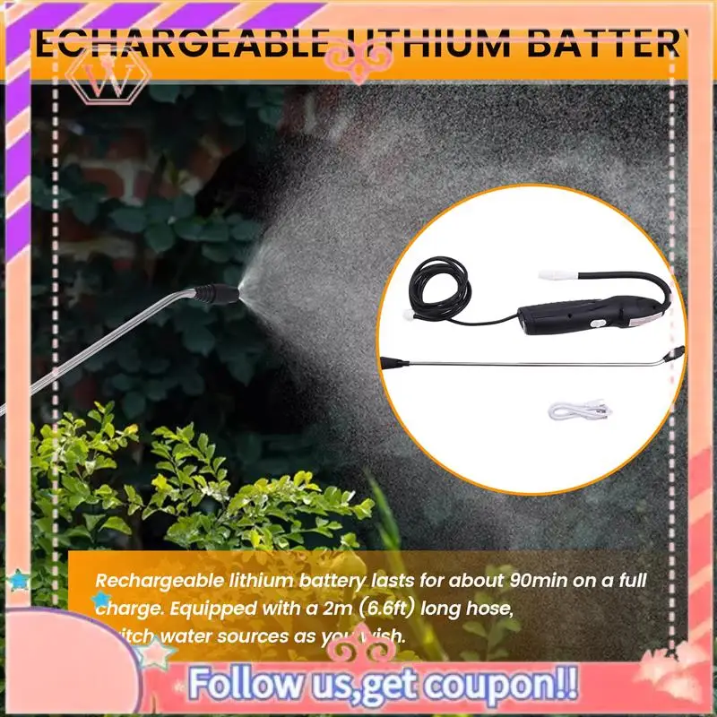 Upgraded Bendable Universal Electric Sprayer, Household Flower Watering Tool, Rechargeable Electric Sprayer For Plant
Upgraded Bendable Universal Electric Sprayer, Household Flower Watering Tool, Rechargeable Electric Sprayer For Plant
