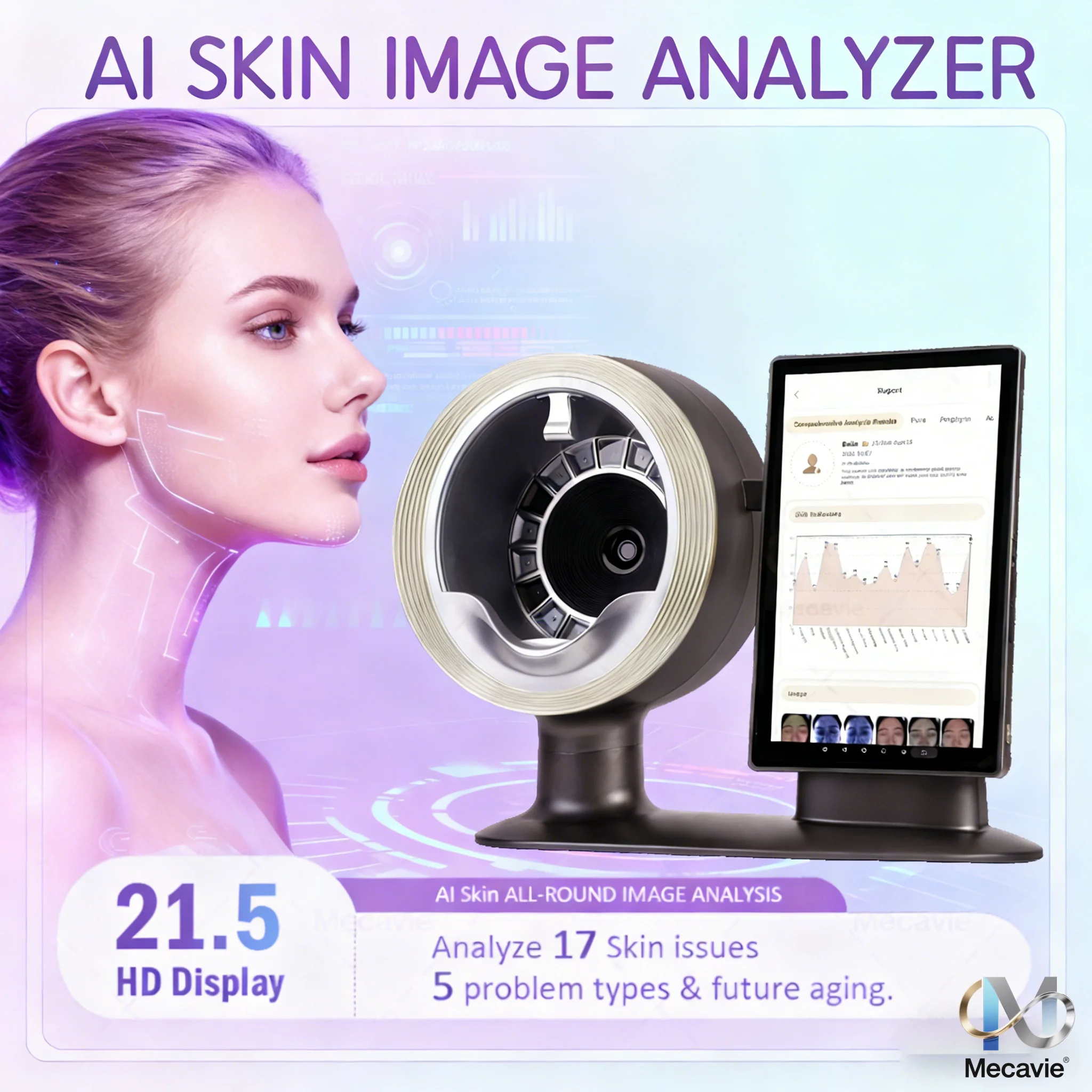 2026 Facial Skin3D Analyzer Detection Skin Problem Diagnosis Professional Analysis Beauty Salon Equipment Portable analyzer
2026 Facial Skin3D Analyzer Detection Skin Problem Diagnosis Professional Analysis Beauty Salon Equipment Portable analyzer